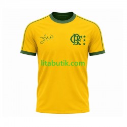 CR Flamengo Retro Män Hemma Fotbollströja Kortärmad CR Flamengo Retro Män Hemma Fotbollströja Kortärmad