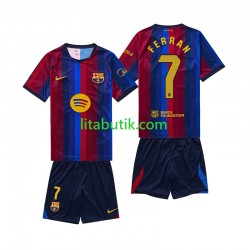FC Barcelona Ferran Torres 7 Barn Hemma Fotbollströja 2026-2027 Kortärmad FC Barcelona Ferran Torres 7 Barn Hemma Fotbollströja 2026-2027 Kortärmad