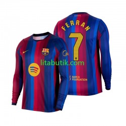 FC Barcelona Ferran Torres 7 Män Hemma Fotbollströja 2026-2027 Långärmad FC Barcelona Ferran Torres 7 Män Hemma Fotbollströja 2026-2027 Långärmad