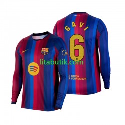 FC Barcelona Gavi 6 Män Hemma Fotbollströja 2026-2027 Långärmad FC Barcelona Gavi 6 Män Hemma Fotbollströja 2026-2027 Långärmad