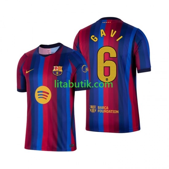 FC Barcelona Gavi 6 Män Hemma Fotbollströja 2026-2027 Kortärmad
