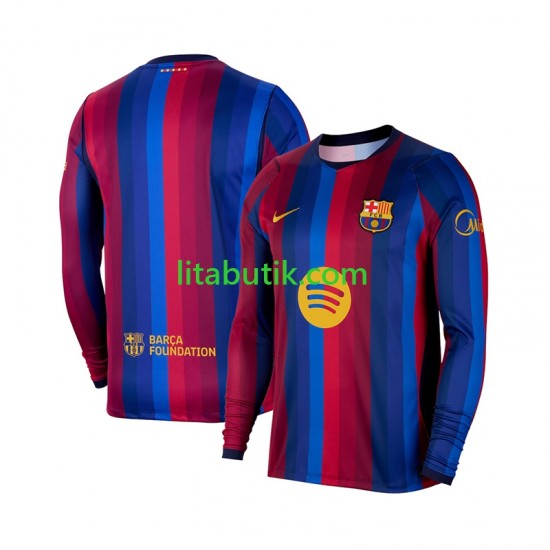 FC Barcelona Män Hemma Fotbollströja 2026-2027 Långärmad