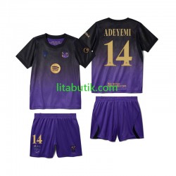 FC Barcelona Karim Adeyemi 14 Barn Borta Fotbollströja 2026-2027 Kortärmad FC Barcelona Karim Adeyemi 14 Barn Borta Fotbollströja 2026-2027 Kortärmad