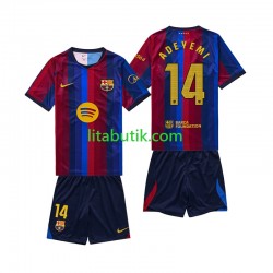 FC Barcelona Karim Adeyemi 14 Barn Hemma Fotbollströja 2026-2027 Kortärmad FC Barcelona Karim Adeyemi 14 Barn Hemma Fotbollströja 2026-2027 Kortärmad