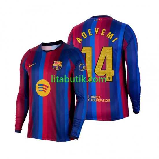 FC Barcelona Karim Adeyemi 14 Män Hemma Fotbollströja 2026-2027 Långärmad