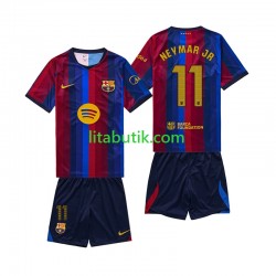 FC Barcelona Neymar JR 11 Barn Hemma Fotbollströja 2026-2027 Kortärmad