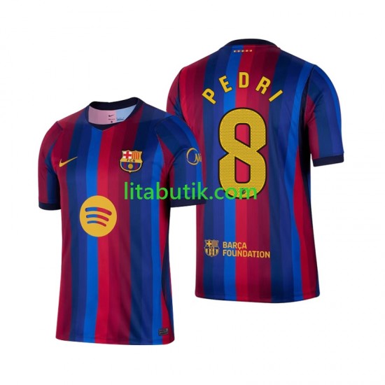 FC Barcelona Pedri 8 Män Hemma Fotbollströja 2026-2027 Kortärmad