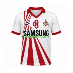 FC Köln 1990 1991 Retro Män Hemma Fotbollströja Kortärmad