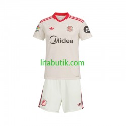 Sevilla FC Retro Barn Hemma Fotbollströja 2025-2026 Kortärmad