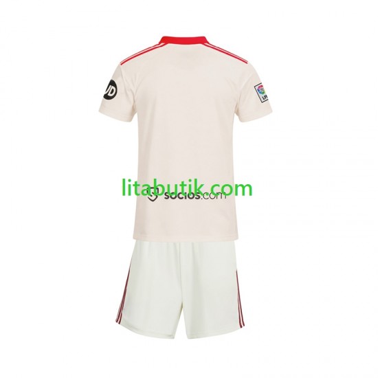 Sevilla FC Retro Barn Hemma Fotbollströja 2025-2026 Kortärmad