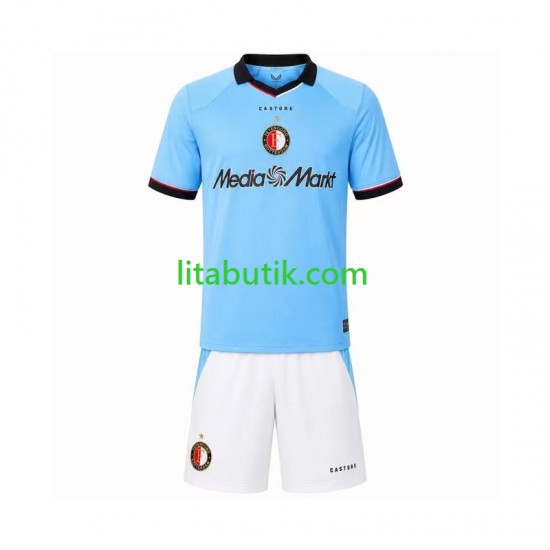 Feyenoord Rotterdam Barn Borta Fotbollströja 2026-2027 Kortärmad