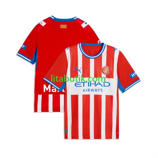 Girona Män Hemma Fotbollströja 2026-2027 Kortärmad