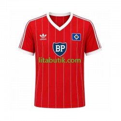 Hamburger SV 1984 Retro Män Borta Fotbollströja Kortärmad Hamburger SV 1984 Retro Män Borta Fotbollströja Kortärmad