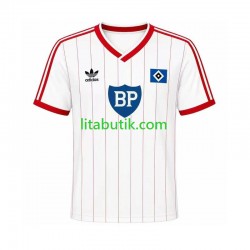 Hamburger SV 1984 Retro Män Hemma Fotbollströja Kortärmad Hamburger SV 1984 Retro Män Hemma Fotbollströja Kortärmad