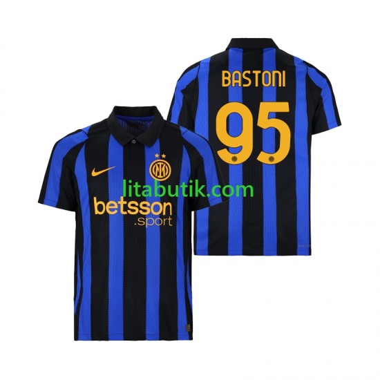 Inter Milan Alessandro Bastoni 95 Män Hemma Fotbollströja 2026-2027 Kortärmad