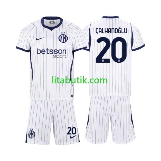 Inter Milan Hakan Calhanoglu 20 Barn Borta Fotbollströja 2026-2027 Kortärmad