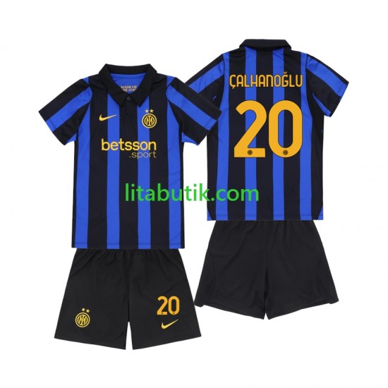 Inter Milan Hakan Calhanoglu 20 Barn Hemma Fotbollströja 2026-2027 Kortärmad