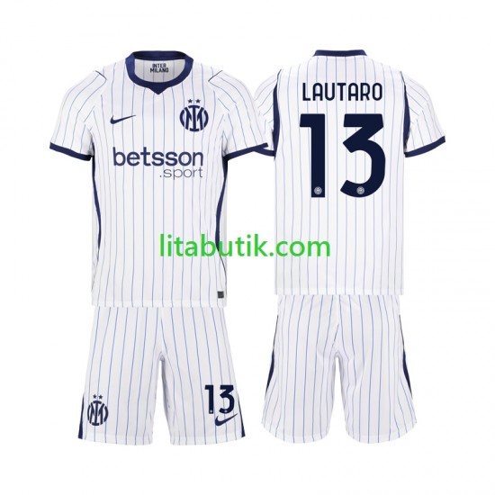 Inter Milan Lautaro Martinez 13 Barn Borta Fotbollströja 2026-2027 Kortärmad