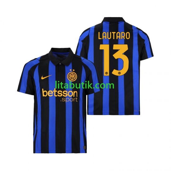 Inter Milan Lautaro Martinez 13 Män Hemma Fotbollströja 2026-2027 Kortärmad
