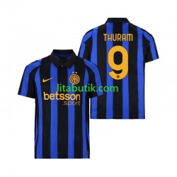 Inter Milan Marcus Thuram 9 Män Hemma Fotbollströja 2026-2027 Kortärmad Inter Milan Marcus Thuram 9 Män Hemma Fotbollströja 2026-2027 Kortärmad