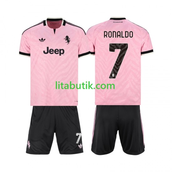 Juventus Cristiano Ronaldo 7 Barn Borta Fotbollströja 2026-2027 Kortärmad