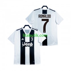 Juventus Cristiano Ronaldo 2018 2019 Retro Män Hemma Fotbollströja Kortärmad Juventus Cristiano Ronaldo 2018 2019 Retro Män Hemma Fotbollströja Kortärmad