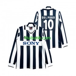 Juventus DEL PIERO 10 1997 Retro Män Hemma Fotbollströja Långärmad Juventus DEL PIERO 10 1997 Retro Män Hemma Fotbollströja Långärmad