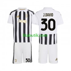 Juventus Jonathan David 30 Barn Hemma Fotbollströja 2026-2027 Kortärmad Juventus Jonathan David 30 Barn Hemma Fotbollströja 2026-2027 Kortärmad