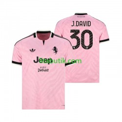 Juventus Jonathan David 30 Män Borta Fotbollströja 2026-2027 Kortärmad Juventus Jonathan David 30 Män Borta Fotbollströja 2026-2027 Kortärmad