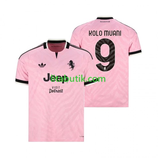 Juventus Randal Kolo Muani 9 Män Borta Fotbollströja 2026-2027 Kortärmad