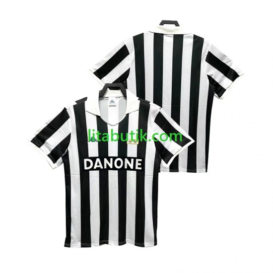 Juventus 1992 1994 Retro Män Hemma Fotbollströja Kortärmad
