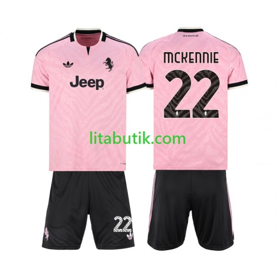 Juventus Weston McKennie 22 Barn Borta Fotbollströja 2026-2027 Kortärmad