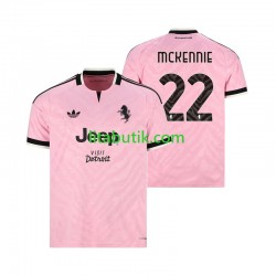 Juventus Weston McKennie 22 Män Borta Fotbollströja 2026-2027 Kortärmad Juventus Weston McKennie 22 Män Borta Fotbollströja 2026-2027 Kortärmad