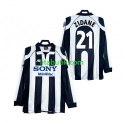 Juventus ZIDANE 21 1997 Retro Män Hemma Fotbollströja 1998 Långärmad Juventus ZIDANE 21 1997 Retro Män Hemma Fotbollströja 1998 Långärmad