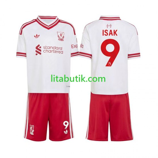 Liverpool Alexander Isak 9 Barn Borta Fotbollströja 2026-2027 Kortärmad