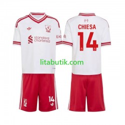 Liverpool Federico Chiesa 14 Barn Borta Fotbollströja 2026-2027 Kortärmad