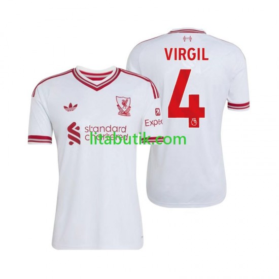Liverpool Virgil van Dijk 4 Män Borta Fotbollströja 2026-2027 Kortärmad