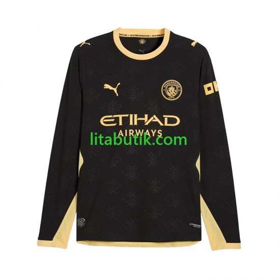 Manchester City Män Borta Fotbollströja 2026-2027 Långärmad