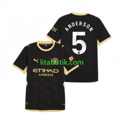 Manchester City Elliot Anderson 5 Män Borta Fotbollströja 2026-2027 Kortärmad Manchester City Elliot Anderson 5 Män Borta Fotbollströja 2026-2027 Kortärmad