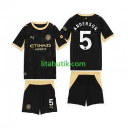 Manchester City Elliot Anderson 5 Barn Borta Fotbollströja 2026-2027 Kortärmad Manchester City Elliot Anderson 5 Barn Borta Fotbollströja 2026-2027 Kortärmad