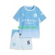 Manchester City Elliot Anderson 5 Barn Hemma Fotbollströja 2026-2027 Kortärmad