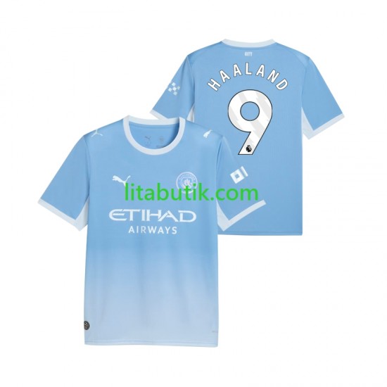 Manchester City Erling Haaland 9 Män Hemma Fotbollströja 2026-2027 Kortärmad