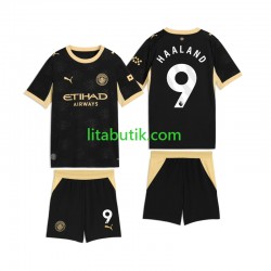 Manchester City Erling Haaland 9 Barn Borta Fotbollströja 2026-2027 Kortärmad Manchester City Erling Haaland 9 Barn Borta Fotbollströja 2026-2027 Kortärmad