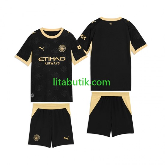 Manchester City Barn Borta Fotbollströja 2026-2027 Kortärmad