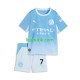 Manchester City Omar Marmoush 7 Barn Hemma Fotbollströja 2026-2027 Kortärmad