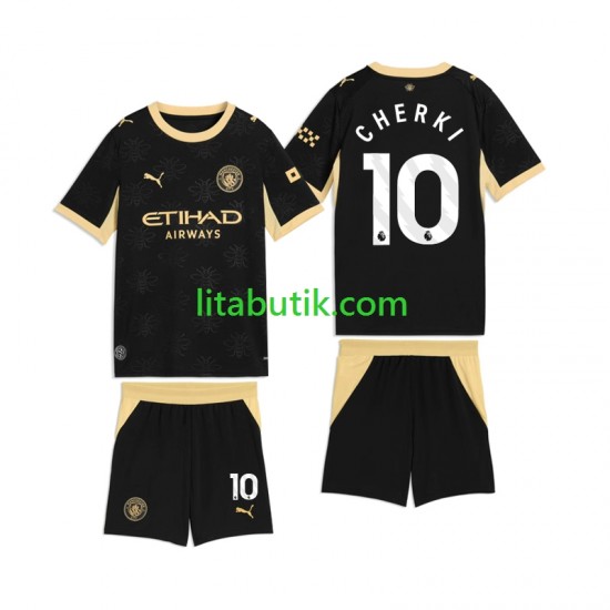 Manchester City Rayan Cherki 10 Barn Borta Fotbollströja 2026-2027 Kortärmad