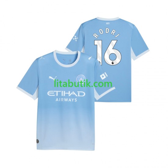 Manchester City Rodri 16 Män Hemma Fotbollströja 2026-2027 Kortärmad