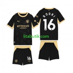 Manchester City Rodri 16 Barn Borta Fotbollströja 2026-2027 Kortärmad Manchester City Rodri 16 Barn Borta Fotbollströja 2026-2027 Kortärmad