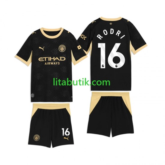 Manchester City Rodri 16 Barn Borta Fotbollströja 2026-2027 Kortärmad