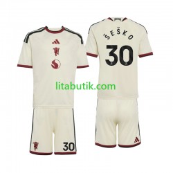 Manchester United Benjamin Sesko 30 Barn Tredje Fotbollströja 2026-2027 Kortärmad Manchester United Benjamin Sesko 30 Barn Tredje Fotbollströja 2026-2027 Kortärmad